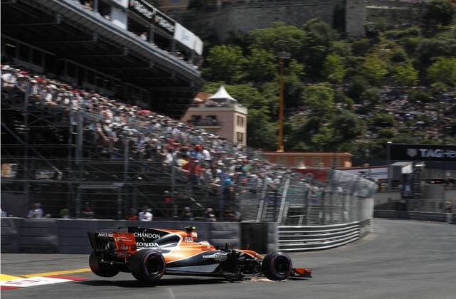 Motorsports: FIA Formula One World Championship WM Weltmeisterschaft 2017, Grand Prix of Monaco, 2 Stoffel Vandoorne (BEL, McLaren Honda), Monte Carlo Monaco xHOCHxZWEIx