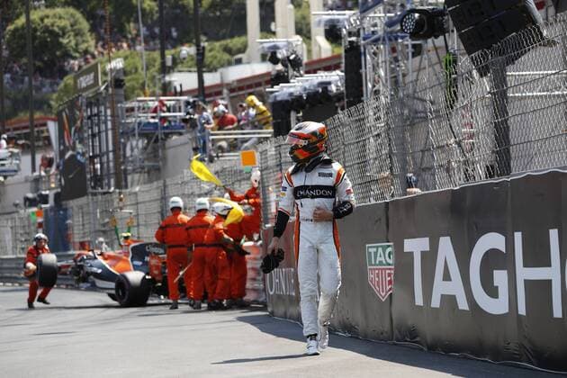 Motorsports: FIA Formula One World Championship WM Weltmeisterschaft 2017, Grand Prix of Monaco, 2 Stoffel Vandoorne (BEL, McLaren Honda), Monte Carlo Monaco xHOCHxZWEIx