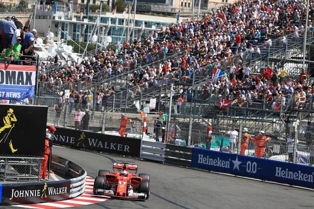 May 27th 2017, Monaco; F1 Grand Prix of Monaco Friday qualifying sessions day; Sebastian Vettel - Scuderia Ferrari SF70H xLeannexBoonx  ActionPlus11883945