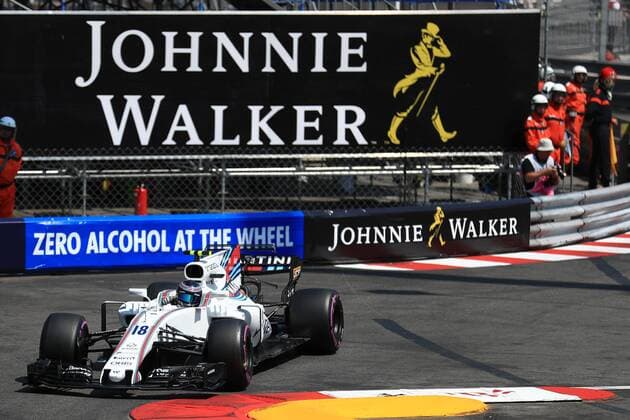 May 27th 2017, Monaco; F1 Grand Prix of Monaco Friday qualifying sessions day; Lance Stroll - Williams Martini Racing FW40 xLeannexBoonx  ActionPlus11883948