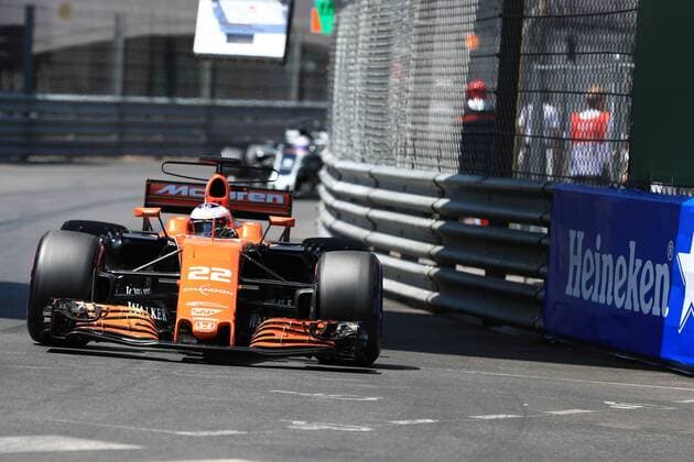 May 27th 2017, Monaco; F1 Grand Prix of Monaco Friday qualifying sessions day; Jenson Button - McLaren Honda MCL32 xLeannexBoonx  ActionPlus11883977