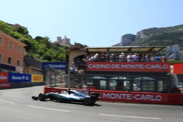 May 27th 2017, Monaco; F1 Grand Prix of Monaco Friday qualifying sessions day; Valtteri Bottas - Mercedes AMG Petronas F1 W08 EQ Energy+ xLeannexBoonx  ActionPlus11883982