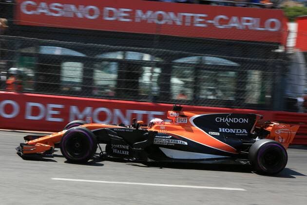 May 27th 2017, Monaco; F1 Grand Prix of Monaco Friday qualifying sessions day; Jenson Button - McLaren Honda MCL32 xLeannexBoonx  ActionPlus11883985