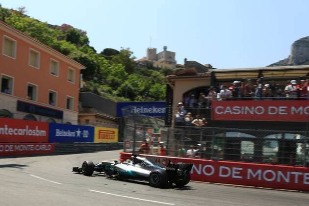 May 27th 2017, Monaco; F1 Grand Prix of Monaco Friday qualifying sessions day; Lewis Hamilton - Mercedes AMG Petronas F1 W08 EQ Energy+ struggles in qualifying rounds xLeannexBoonx  ActionPlus11883986