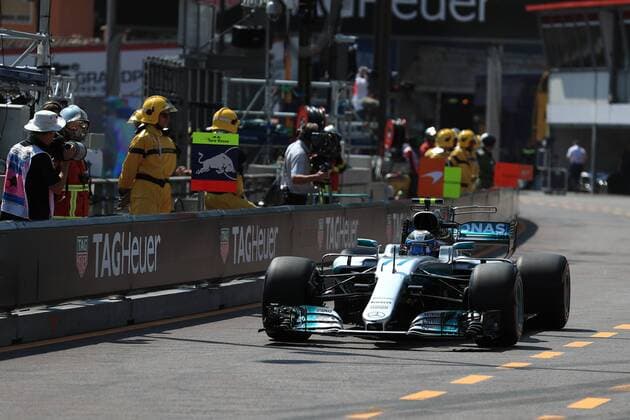 May 27th 2017, Monaco; F1 Grand Prix of Monaco Friday qualifying sessions day; Valtteri Bottas - Mercedes AMG Petronas F1 W08 EQ Energy+ xLeannexBoonx  ActionPlus11883930