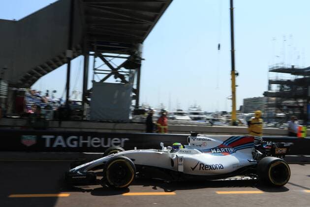 May 27th 2017, Monaco; F1 Grand Prix of Monaco Friday qualifying sessions day; Felipe Massa - Williams Martini Racing FW40 xLeannexBoonx  ActionPlus11883957