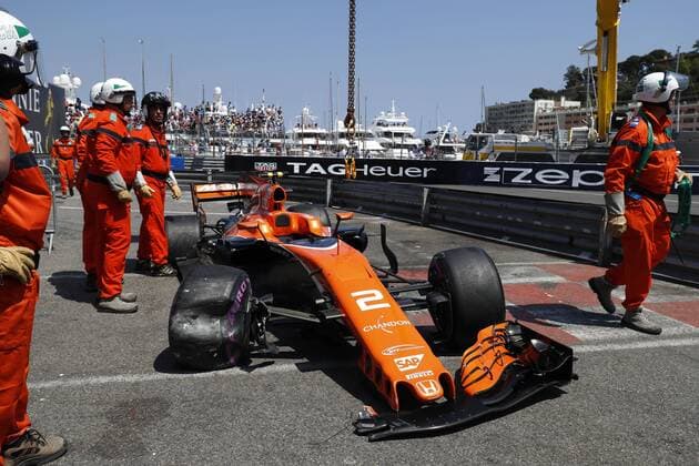 Motorsports: FIA Formula One World Championship WM Weltmeisterschaft 2017, Grand Prix of Monaco, 2 Stoffel Vandoorne (BEL, McLaren Honda), Monte Carlo Monaco xHOCHxZWEIx