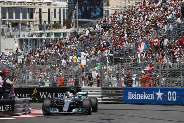 Motorsports: FIA Formula One World Championship WM Weltmeisterschaft 2017, Grand Prix of Monaco, 44 Lewis Hamilton (GBR, Mercedes AMG Petronas F1 Team), Monte Carlo Monaco xHOCHxZWEIx