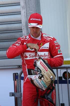 Sebastian Vettel (Scuderia Ferrari) enttaeuscht nach dem zweiten Platz, Grosser Preis von Monaco 2017, Motorsport, Formel 1, Qualifikation, 27.05.2017, Monte Carlo Copyright: xAndre Eibner-Pressefotox EP_JAE