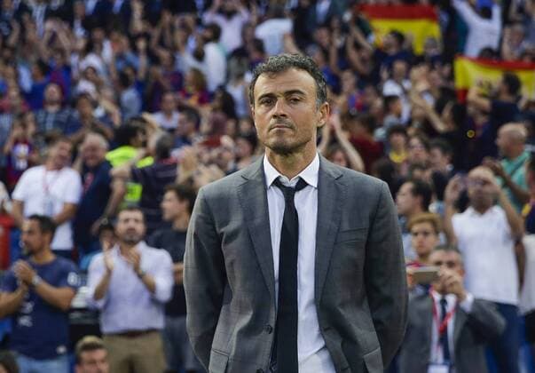 FC Barcelona Barca s coach Luis Enrique during the King s Cup final match between FC Barcelona and Deportivo Alaves at the Vicente Calderon stadium, in Madrid, Spain, 27 May 2017. SECURITY MEASURES BEFORE THE KING S CUP FINAL BETWEEN FC BARCELONA AND DEPORTIVO ALAVES !ACHTUNG: NUR REDAKTIONELLE NUTZUNG!  Copyright: xEmilioxNaranjox MAD001 20170527-636315194084011654