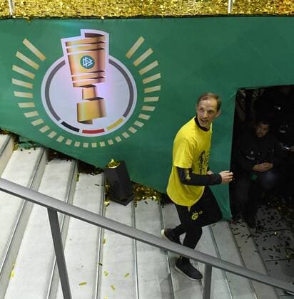 Bilder des Tages - SPORT Fussball, Herren, Saison 2016 2017, 74. Finale um den DFB-Pokal in Berlin, Eintracht Frankfurt - Borussia Dortmund, Trainer Thomas Tuchel (Borussia Dortmund) verlässt den Platz und geht in Richtung Kabine, 27.05. 2017, Copyright: xMatthiasxKochx