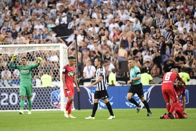 joie des joueurs du PSG en fin de match FOOTBALL : Angers vs PSG - Finale 100e coupe de France - 27 05 2017 JBAutissier Panoramic 