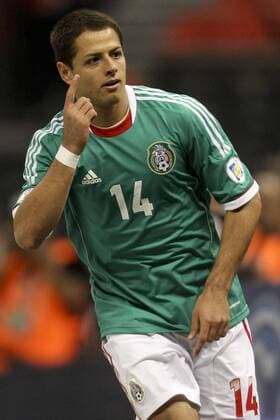 May 27, 2017 - Mexico - EUM20170527DEP32.JPG .CIUDAD DE MEXICO SoccerFutbol-Javier Hernandez.- El delantero de la Seleccion mexicana de futbol, Javier Hernandez, Chicharito, rebaso la cifra de 46 goles con el Tri, en el partido amistoso contra el combinado de Croacia, este sabado 27 de mayo de 2017. Foto: Archivo Agencia EL UNIVERSALJMA Latin News - May 27, 2017  - ZUMAu78_ 20170527_zaf_u78_118 Copyright: xElxUniversalx