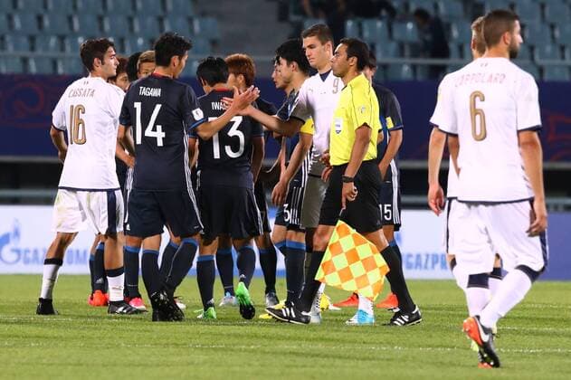 U-20U20 Japan team group Mannschaftsbild Totale (JPN), MAY 27, 2017 - Football Soccer : 2017 FIFA U-20 World Cup Group D match between Japan 2-2 Italy at Cheonan Baekseok Stadium in Cheonan, South Korea. Noxthirdxpartyxsales  (ipha038596)