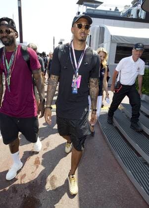 Monaco, Monte Carlo - May 28, 2017: FIA Formula One World Championship WM Weltmeisterschaft Monaco F1 Grand Prix, Jerome Boateng Monaco F1 Grand Prix 2017, Jerome Boateng