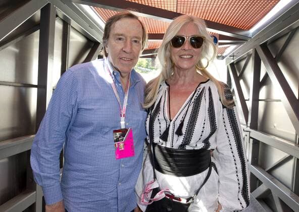 Monaco, Monte Carlo - May 28, 2017: FIA Formula One World Championship WM Weltmeisterschaft Monaco F1 Grand Prix, Guenter Netzer and wife Elvira Monaco F1 Grand Prix 2017, Guenter Netzer