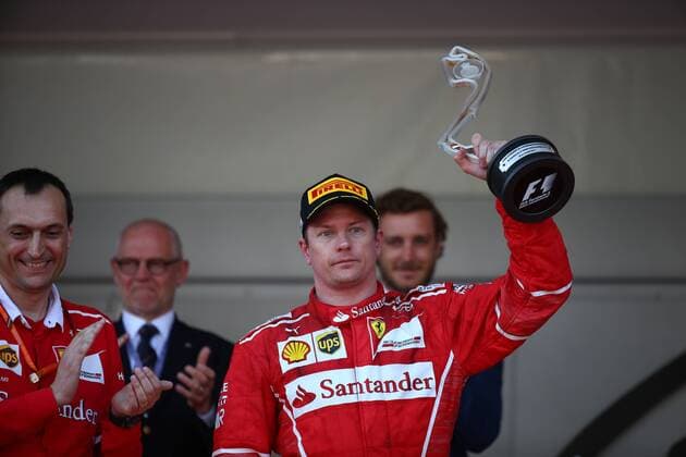 Monaco Grand Prix, Monte Carlo 24 - 28 May 2017 28.05.2017 - Race, Riccardo Adami (ITA) Ferrari Race Engineer and 2nd place Kimi Raikkonen (FIN) Scuderia Ferrari SF70H 