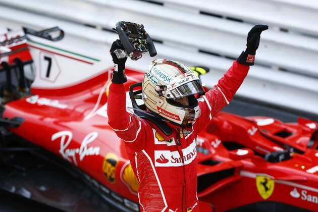Motorsports: FIA Formula One World Championship WM Weltmeisterschaft 2017, Grand Prix of Monaco, 5 Sebastian Vettel (GER, Scuderia Ferrari), Monte Carlo Monaco xHOCHxZWEIx