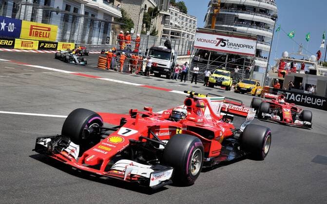 Kimi Raiikkoenen, Sebastian Vettel, Scuderia Ferrari, formula 1 GP, Monaco 28.05.2017 Photo:mspb Fabian Werner Kimi Raiikkoenen, Sebastian Vettel, formula 1 GP, Monaco