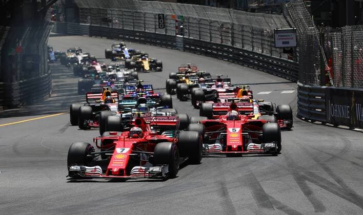 Bilder des Tages - SPORT Start, formula 1 GP, Monaco 28.05.2017 Photo:mspb Jean Pentin Start, formula 1 GP, Monaco