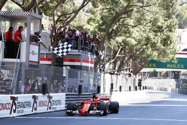Motorsports: FIA Formula One World Championship WM Weltmeisterschaft 2017, Grand Prix of Monaco, 5 Sebastian Vettel (GER, Scuderia Ferrari), Monte Carlo Monaco xHOCHxZWEIx