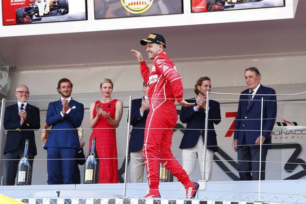 Themen der Woche - SPORT Bilder des Tages - SPORT Motorsports: FIA Formula One World Championship WM Weltmeisterschaft 2017, Grand Prix of Monaco, 5 Sebastian Vettel (GER, Scuderia Ferrari), Monte Carlo Monaco xHOCHxZWEIx