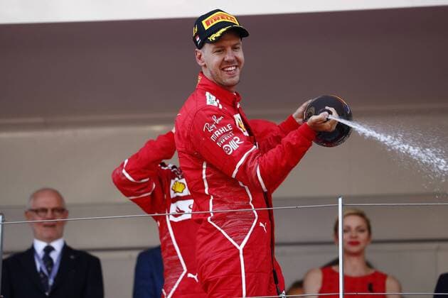 Motorsports: FIA Formula One World Championship WM Weltmeisterschaft 2017, Grand Prix of Monaco, 5 Sebastian Vettel (GER, Scuderia Ferrari), Monte Carlo Monaco xHOCHxZWEIx
