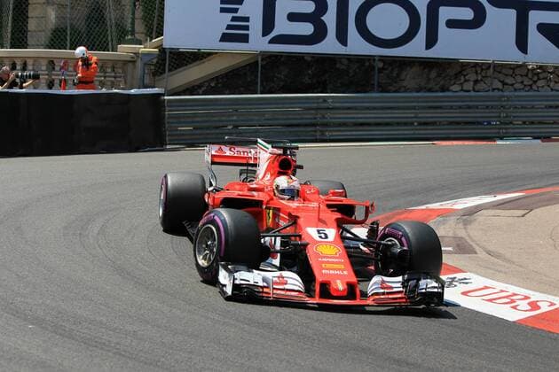 May 28th 2017, Monaco; F1 Grand Prix of Monaco Race Day; Sebastian Vettel - Scuderia Ferrari SF70H xLeannexBoonx  ActionPlus11884918