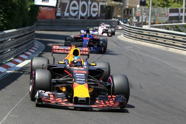 May 28th 2017, Monaco; F1 Grand Prix of Monaco Race Day; Daniel Ricciardo - Red Bull Racing RB13 who came in 3rd place xLeannexBoonx  ActionPlus11884924