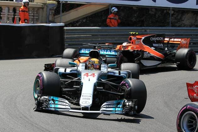 May 28th 2017, Monaco; F1 Grand Prix of Monaco Race Day; Lewis Hamilton - Mercedes AMG Petronas F1 W08 EQ Energy+ finishes 7th after stating way back xLeannexBoonx  ActionPlus11884926