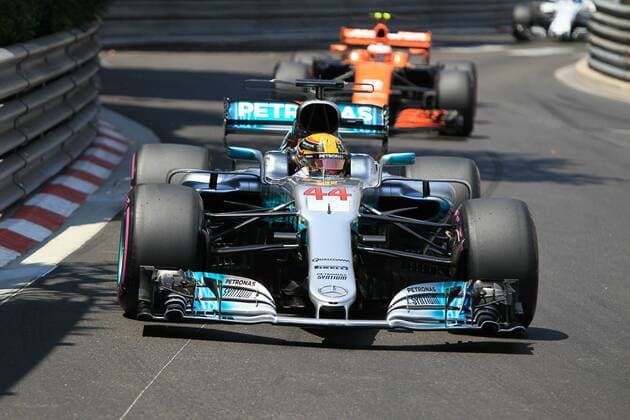 May 28th 2017, Monaco; F1 Grand Prix of Monaco Race Day; Lewis Hamilton - Mercedes AMG Petronas F1 W08 EQ Energy+ finishes 7th after stating way back xLeannexBoonx  ActionPlus11884928