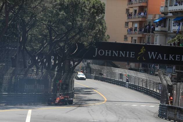 May 28th 2017, Monaco; F1 Grand Prix of Monaco Race Day; The rest of the grid takes turn 1 xLeannexBoonx  ActionPlus11884948