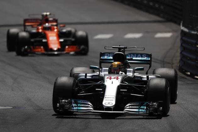 May 28, 2017 - Monte Carlo, Monaco - LEWIS HAMILTON of Great Britain and Mercedes AMG Petronas F1 Team drives during the 2017 Formula 1 Monaco Grand Prix in Monte Carlo, Monaco. F1 2017 - Monaco Grand Prix - ZUMAg147 20170528_zap_g147_016 Copyright: xJamesxGasperottix