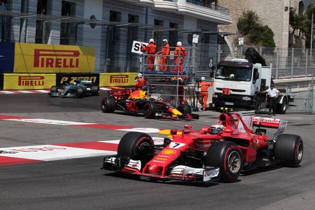 Monaco Grand Prix, Monte Carlo 24 - 28 May 2017 28.05.2017 - Race, Kimi Raikkonen (FIN) Scuderia Ferrari SF70H 