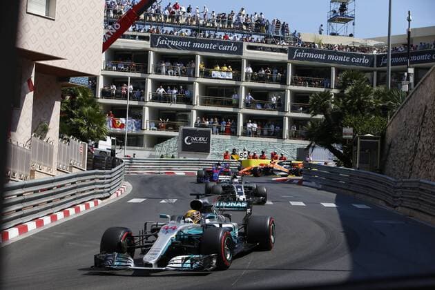 Motorsports: FIA Formula One World Championship WM Weltmeisterschaft 2017, Grand Prix of Monaco, 44 Lewis Hamilton (GBR, Mercedes AMG Petronas F1 Team), Monte Carlo Monaco xHOCHxZWEIx