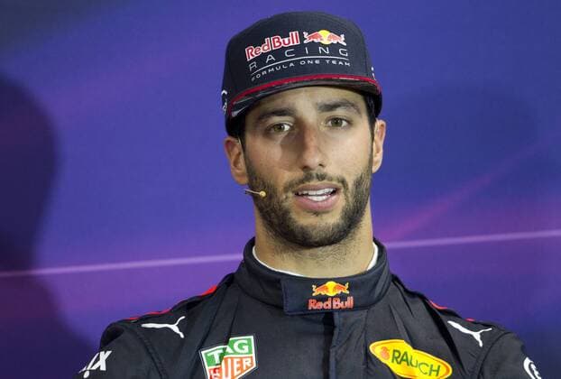 Monaco, Monte Carlo - May 28, 2017: FIA Formula One World Championship WM Weltmeisterschaft Monaco F1 Grand Prix, third Place Daniel Ricciardo Monaco F1 Grand Prix 2017, Winner press conference PK Pressekonferenz