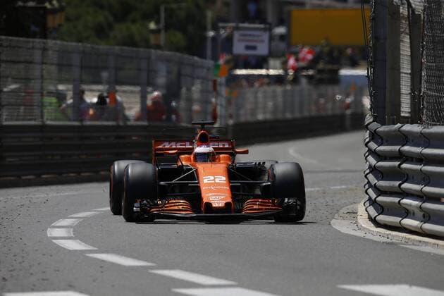 Motorsports: FIA Formula One World Championship WM Weltmeisterschaft 2017, Grand Prix of Monaco, 22 Jenson Button (GBR, McLaren Honda), Monte Carlo Monaco xHOCHxZWEIx