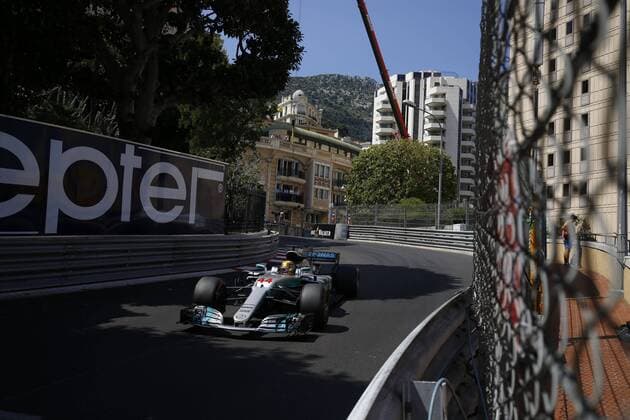 Motorsports: FIA Formula One World Championship WM Weltmeisterschaft 2017, Grand Prix of Monaco, 44 Lewis Hamilton (GBR, Mercedes AMG Petronas F1 Team), Monte Carlo Monaco xHOCHxZWEIx