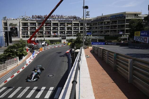 Motorsports: FIA Formula One World Championship WM Weltmeisterschaft 2017, Grand Prix of Monaco, 44 Lewis Hamilton (GBR, Mercedes AMG Petronas F1 Team), Monte Carlo Monaco xHOCHxZWEIx