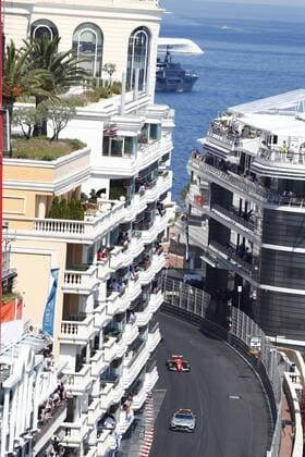 Motorsports: FIA Formula One World Championship WM Weltmeisterschaft 2017, Grand Prix of Monaco, Bernd Maylaender (GER, Safety Car driver), 5 Sebastian Vettel (GER, Scuderia Ferrari), Monte Carlo Monaco xHOCHxZWEIx
