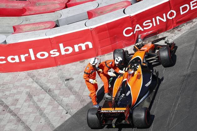 Bilder des Tages - SPORT Motorsports: FIA Formula One World Championship WM Weltmeisterschaft 2017, Grand Prix of Monaco, 2 Stoffel Vandoorne (BEL, McLaren Honda), Monte Carlo Monaco xHOCHxZWEIx