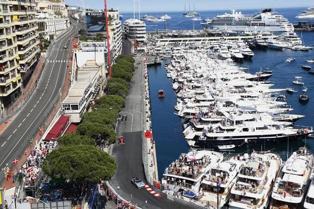 Motorsports: FIA Formula One World Championship WM Weltmeisterschaft 2017, Grand Prix of Monaco, Bernd Maylaender (GER, Safety Car driver), 5 Sebastian Vettel (GER, Scuderia Ferrari), Monte Carlo Monaco xHOCHxZWEIx