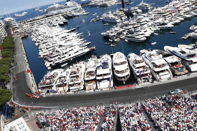 Motorsports: FIA Formula One World Championship WM Weltmeisterschaft 2017, Grand Prix of Monaco, 5 Sebastian Vettel (GER, Scuderia Ferrari), 7 Kimi Raikkonen (FIN, Scuderia Ferrari), Monte Carlo Monaco xHOCHxZWEIx