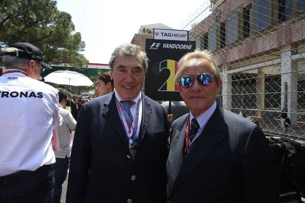 Monaco Grand Prix, Monte Carlo 24 - 28 May 2017 28.05.2017 - Race, , Eddy Merckx (BEL) and Jacky Ickx (BEL) 