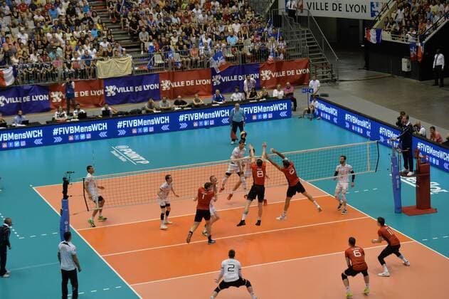 Volleyball, WM-Qauli, Frankreich - Deutschland Ambiance (france) vs (allemagne) VOLLEY-BALL : France vs Allemagne - Tournoi de qualificatif au championnat du monde - 28 05 2017 FredericChambert Panoramic 