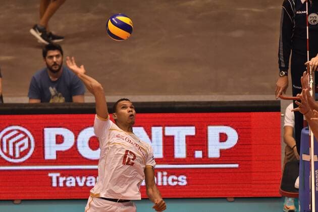 Volleyball, WM-Qauli, Frankreich - Deutschland Stephen Boyer (france) VOLLEY-BALL : France vs Allemagne - Tournoi de qualificatif au championnat du monde - 28 05 2017 FredericChambert Panoramic 