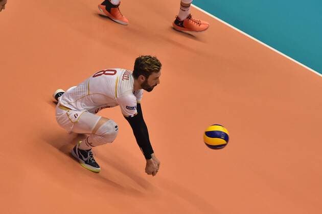 Volleyball, WM-Qauli, Frankreich - Deutschland Julien Lyneel (france) VOLLEY-BALL : France vs Allemagne - Tournoi de qualificatif au championnat du monde - 28 05 2017 FredericChambert Panoramic 