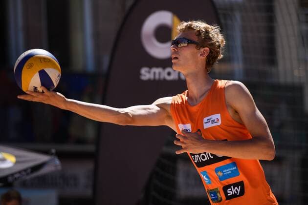 smart super cup Nürnberg; Smart Beach Tour 2017; Manuel Lohmann Julius Thole vs. Sebastian Fuchs Eric Stadie +++ Nürnberg Germany xConnyxKurth HOCHxZWEIx
