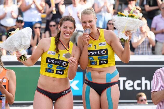smart super cup Nürnberg; Smart Beach Tour 2017; Siegerehrung +++ + Nürnberg Germany xConnyxKurth HOCHxZWEIx