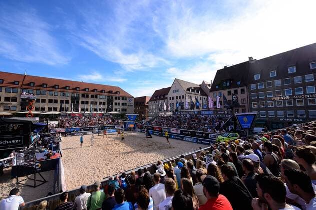 smart super cup Nürnberg; Smart Beach Tour 2017; Philipp Arne Bergmann Yannick Harms vs. Paul Becker Jonas Schröder +++ + Nürnberg Germany xConnyxKurth HOCHxZWEIx